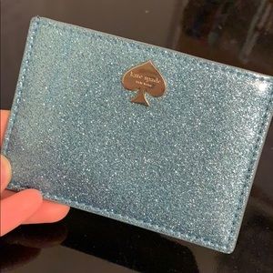 Kate spade glitter card holder